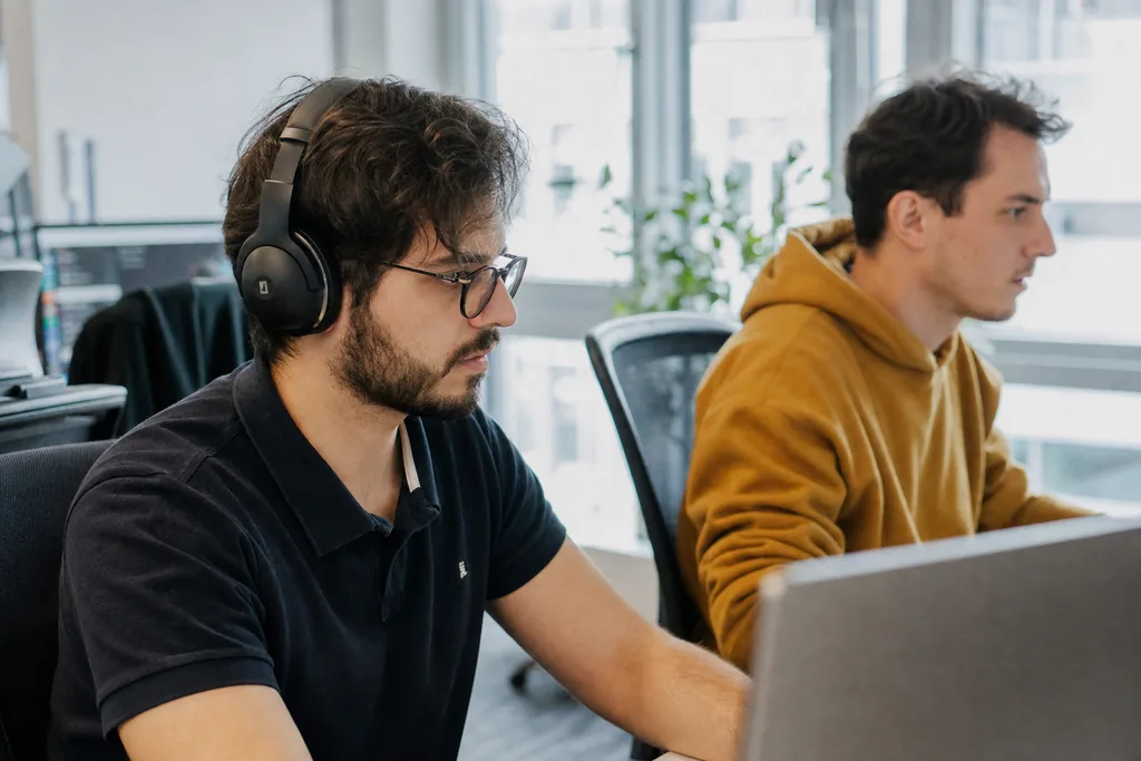 SEO analysts reviewing a client campaign