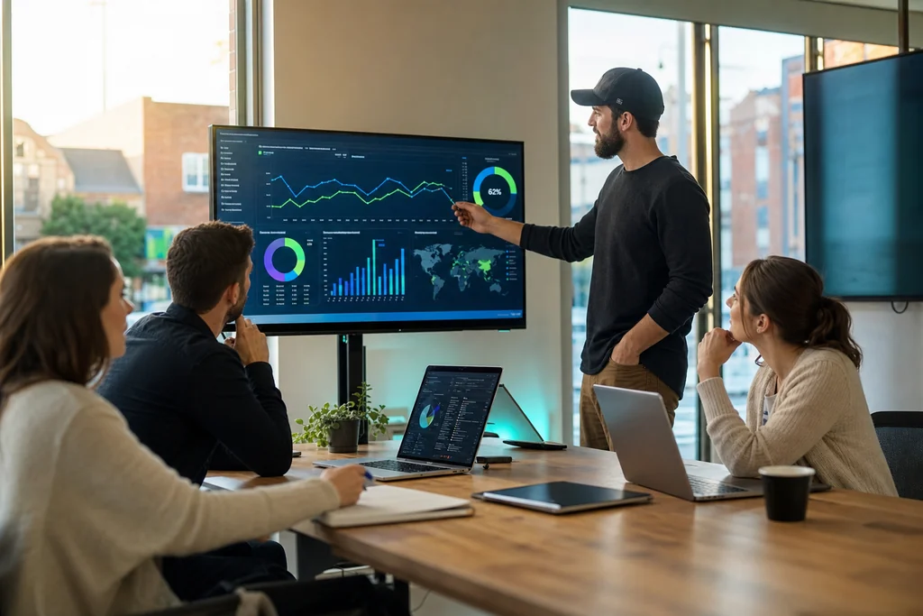SEO strategists planning a Brookshire local search campaign