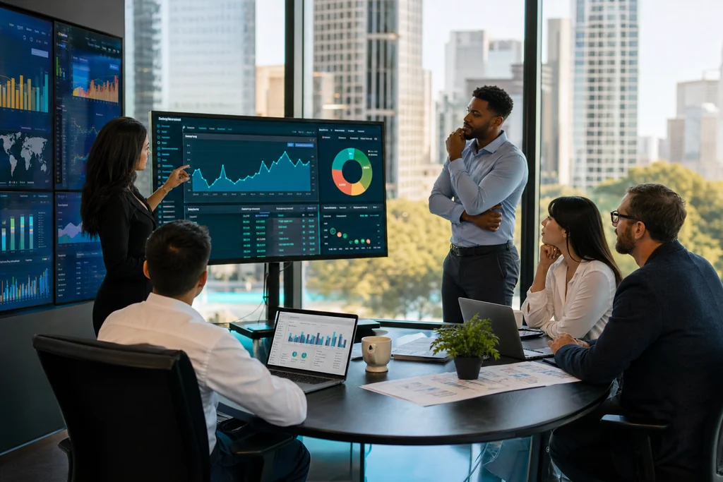 SEO strategists planning a Houston Main Office local search campaign
