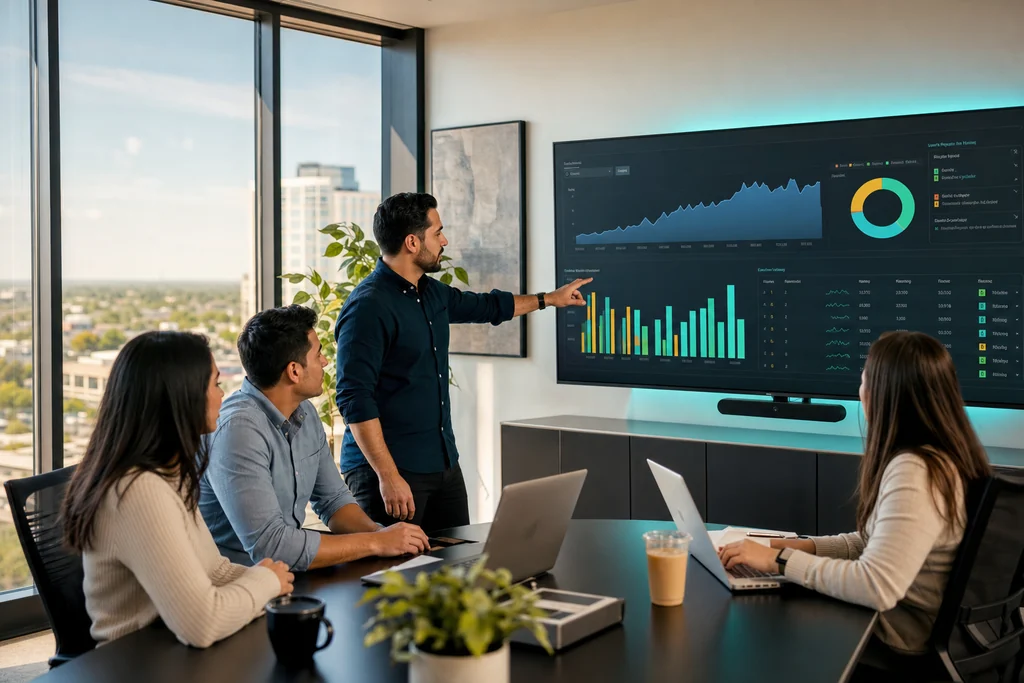 SEO strategists planning a League City local search campaign