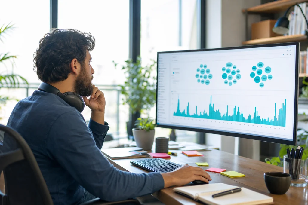 Keyword research workspace for the Search Engine Optimization market