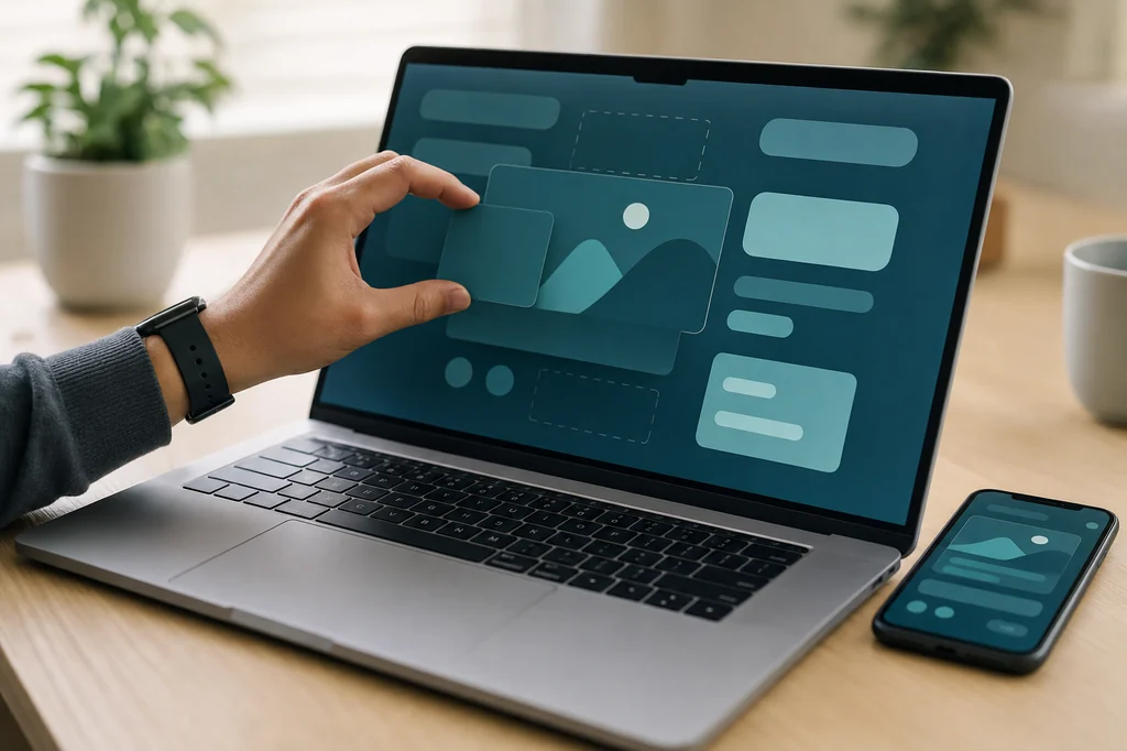 Analytics dashboard for a Website Design business