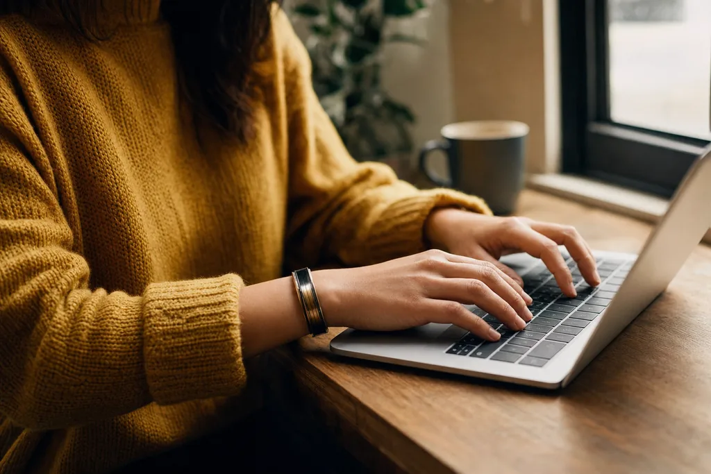 Content specialist writing optimized website copy