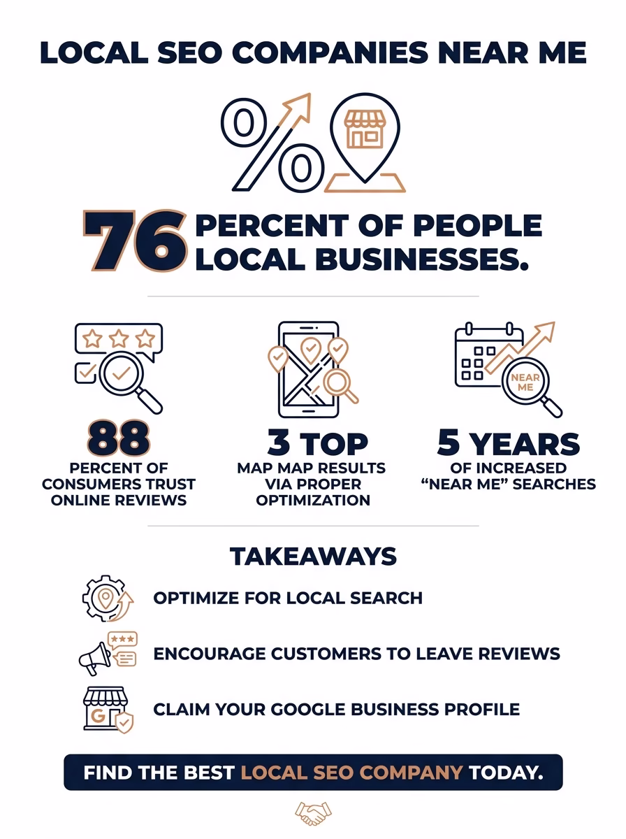 local seo companies near me 3 local seo companies near me infographic