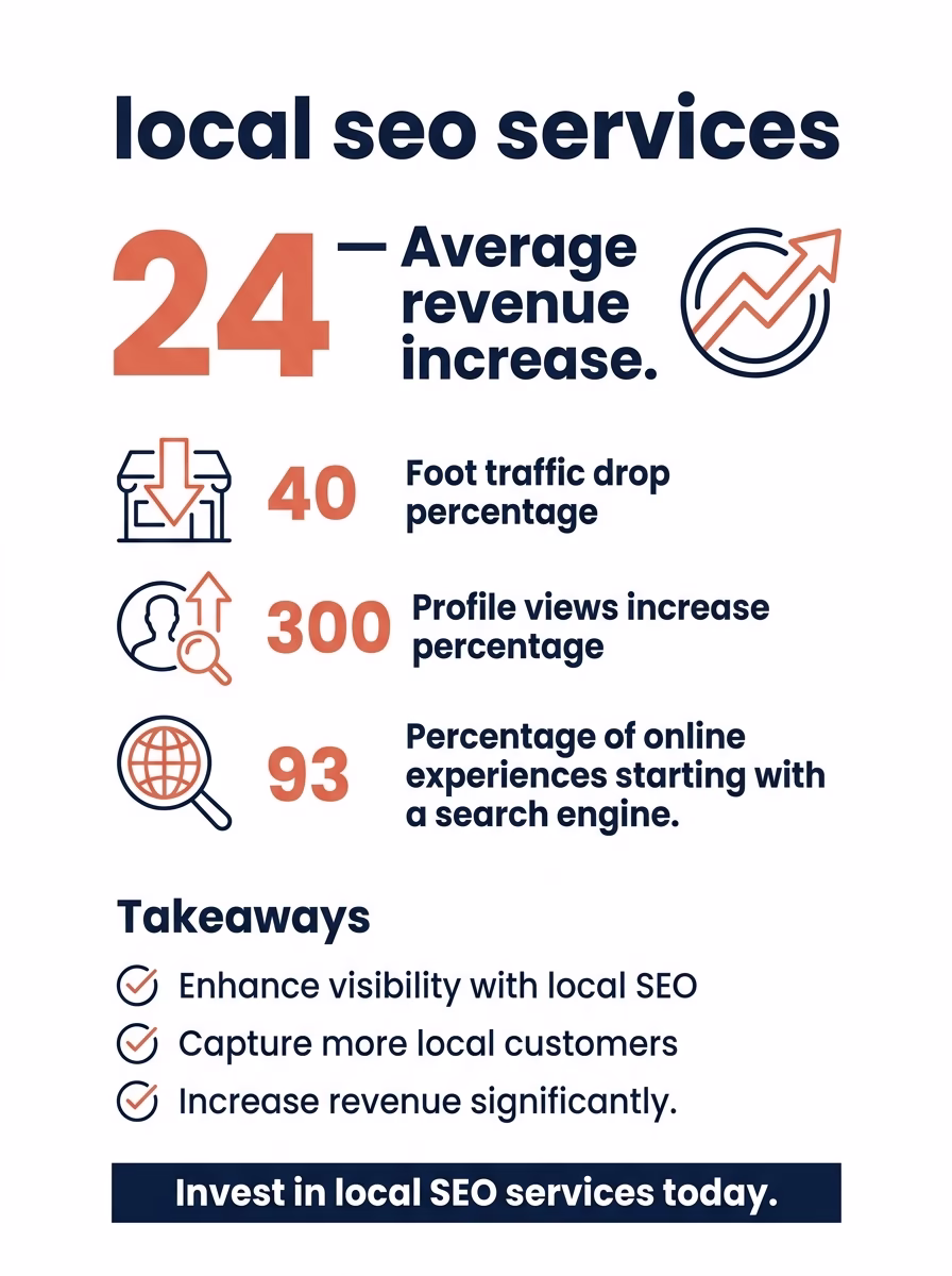 local seo services 2 local seo services infographic