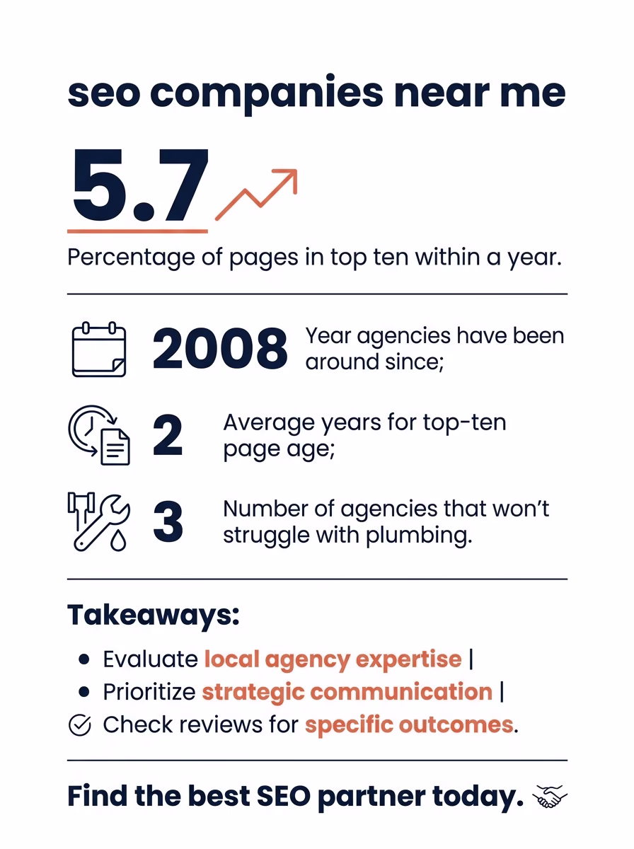seo companies near me 3 seo companies near me infographic