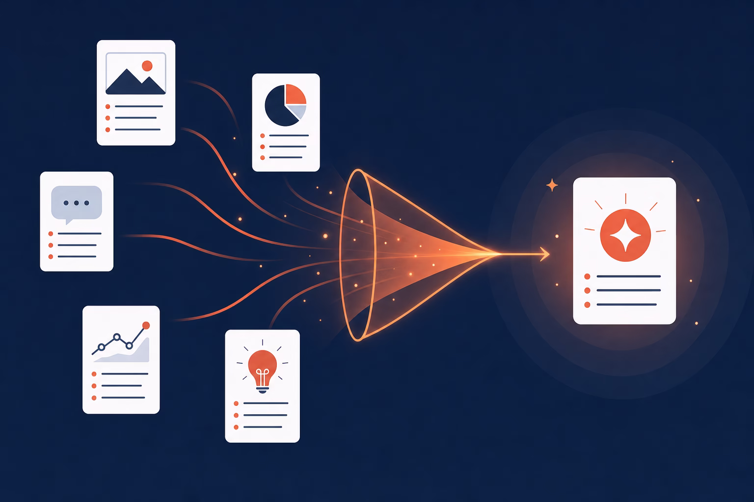 How to Rank on ChatGPT with SEO, AEO, and GEO 2 Multiple sources being synthesised by a generative engine into one answer
