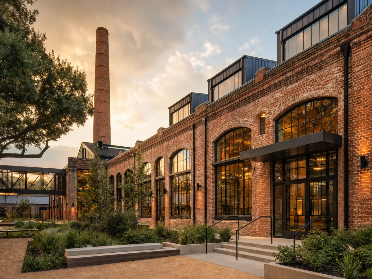 Historic Imperial Sugar Char House redevelopment in Sugar Land, Texas
